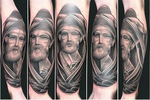Saint Brendan protector of mariners tattoo idea