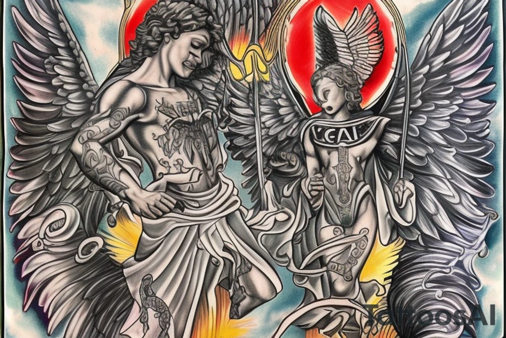 St Michael the Archangel tattoo idea