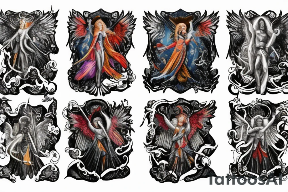 St Michael the Archangel tattoo idea