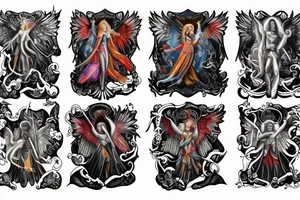 St Michael the Archangel tattoo idea