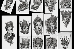 Crown , Texas, mid century tattoo idea