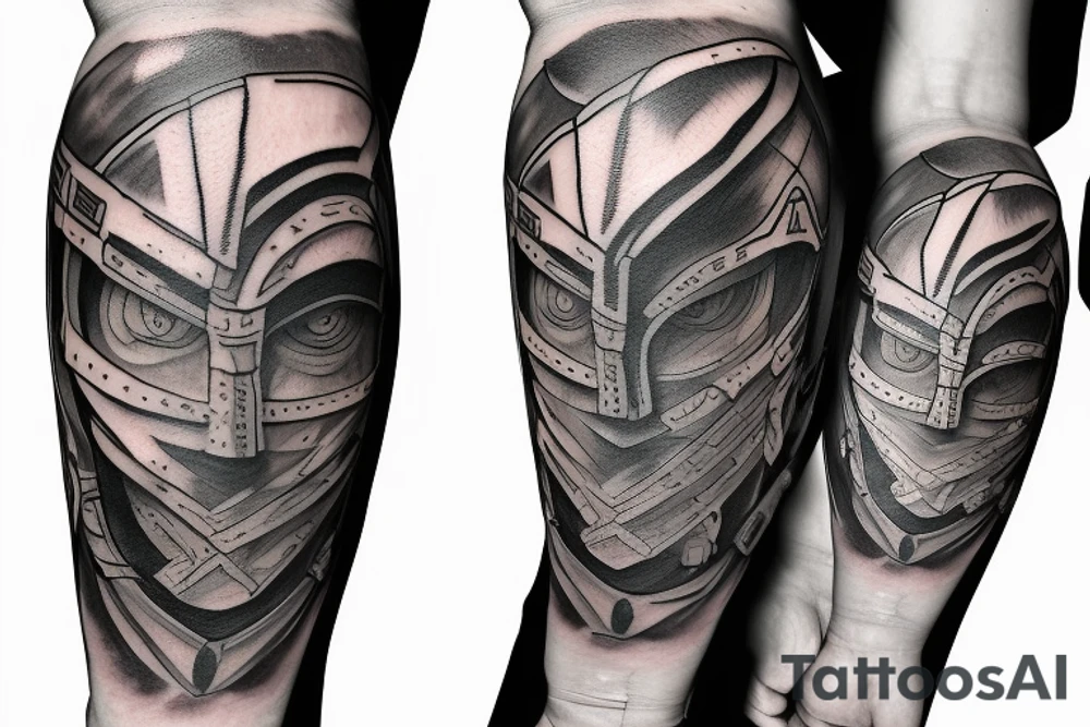 Spartan full arm sleeve tattoo idea