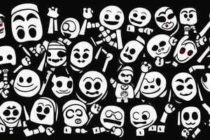 an shy guy holding a Legoman head in his hands tattoo idea