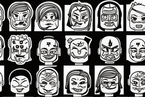 lego head tattoo idea