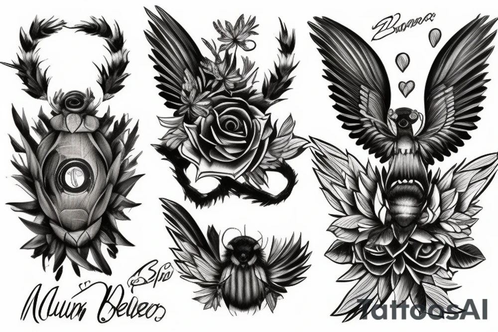 Mauerbiene tattoo idea