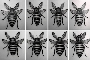 Wildbiene tattoo idea