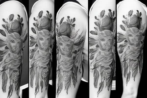 Biene fineline tattoo idea