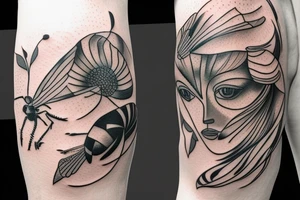 Biene tattoo idea