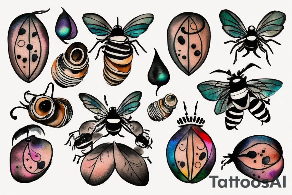 Biene tattoo idea