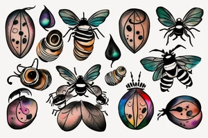 Biene tattoo idea