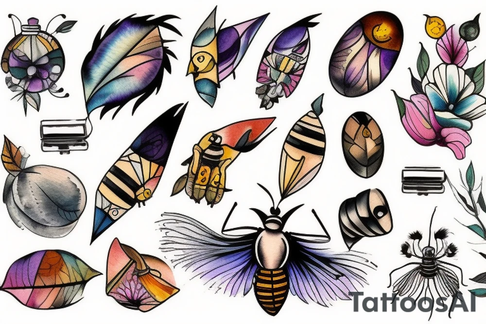 Biene tattoo idea