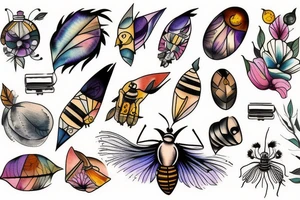 Biene tattoo idea