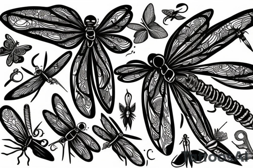 Dragonfly tattoo idea
