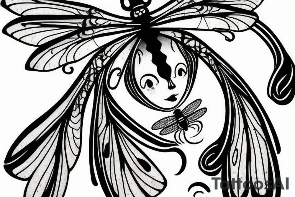 Dragonfly tattoo idea