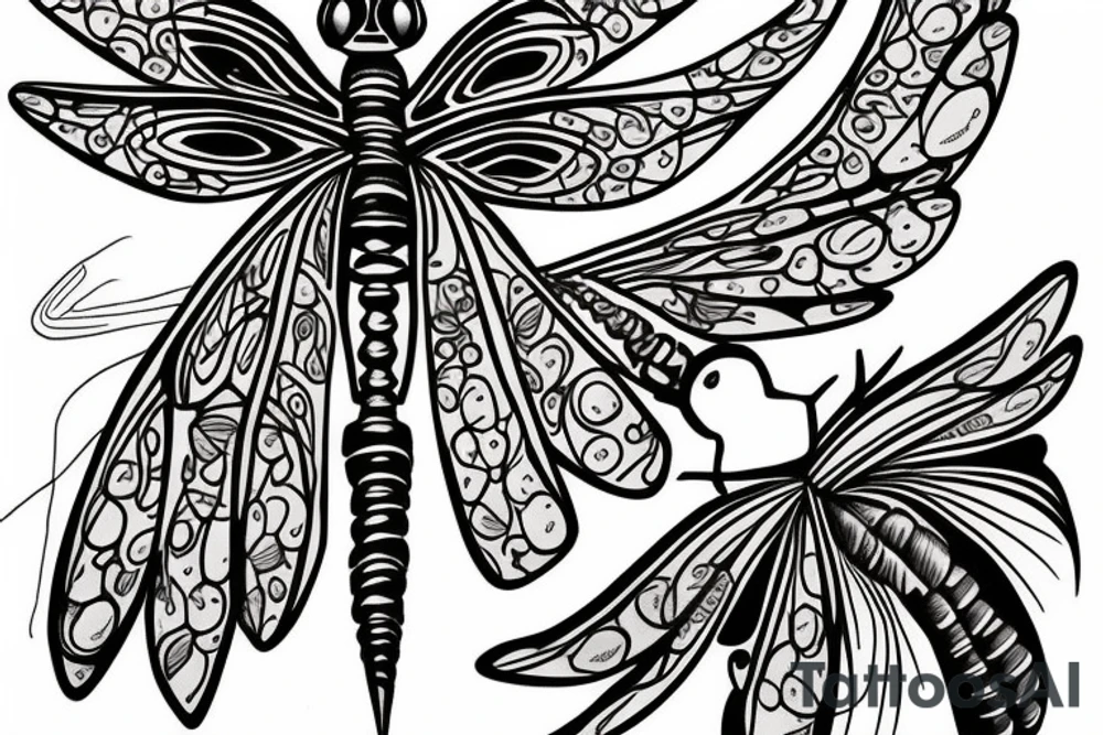 Dragonfly tattoo idea