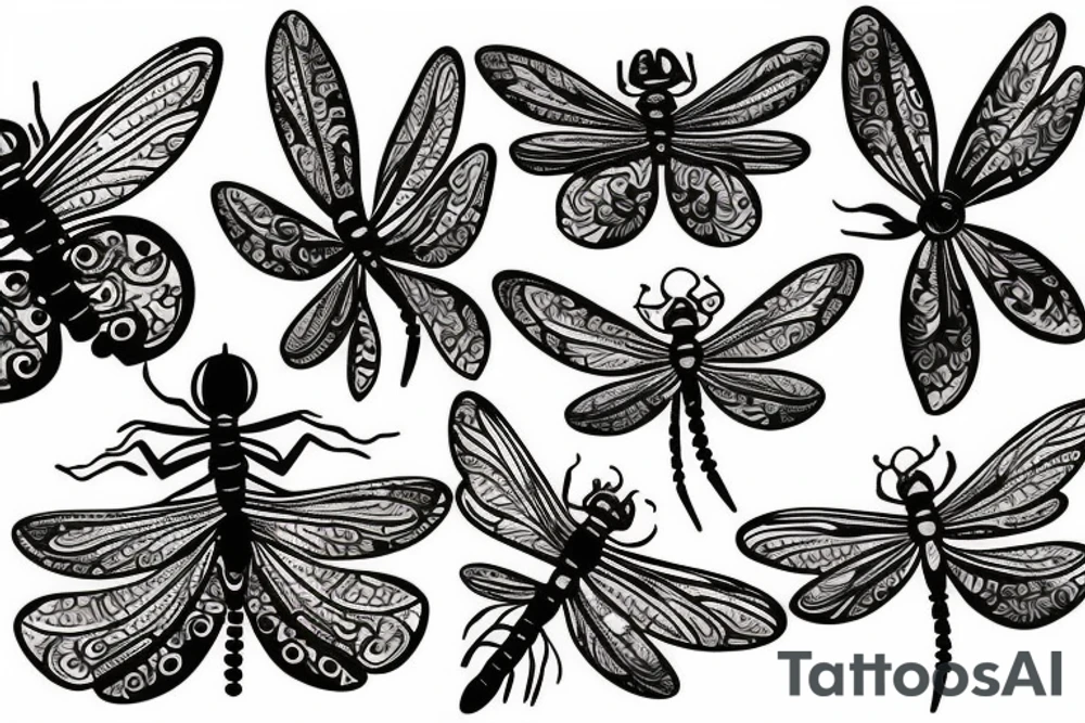 Dragonfly tattoo idea