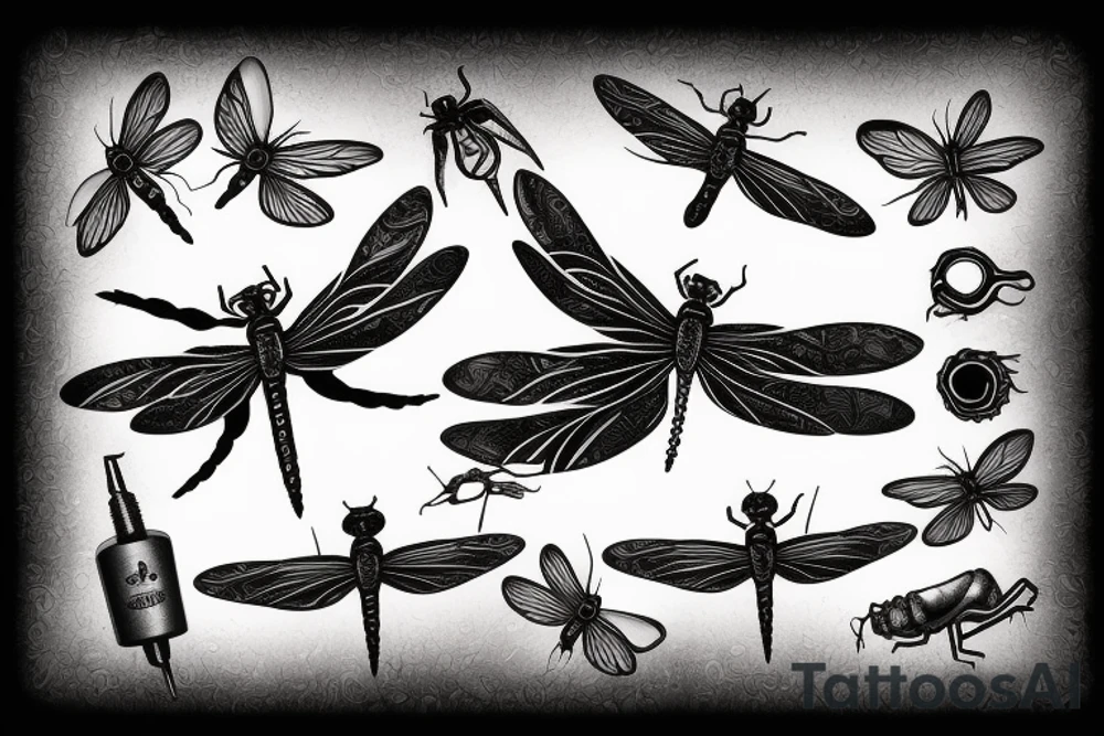 Dragonfly tattoo idea