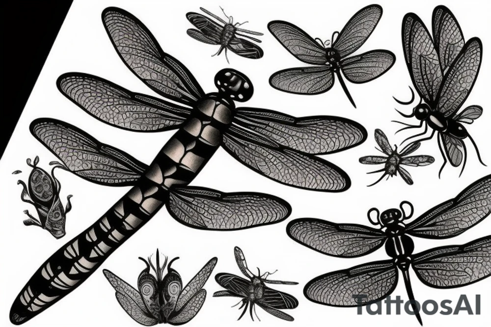 Dragonfly tattoo idea