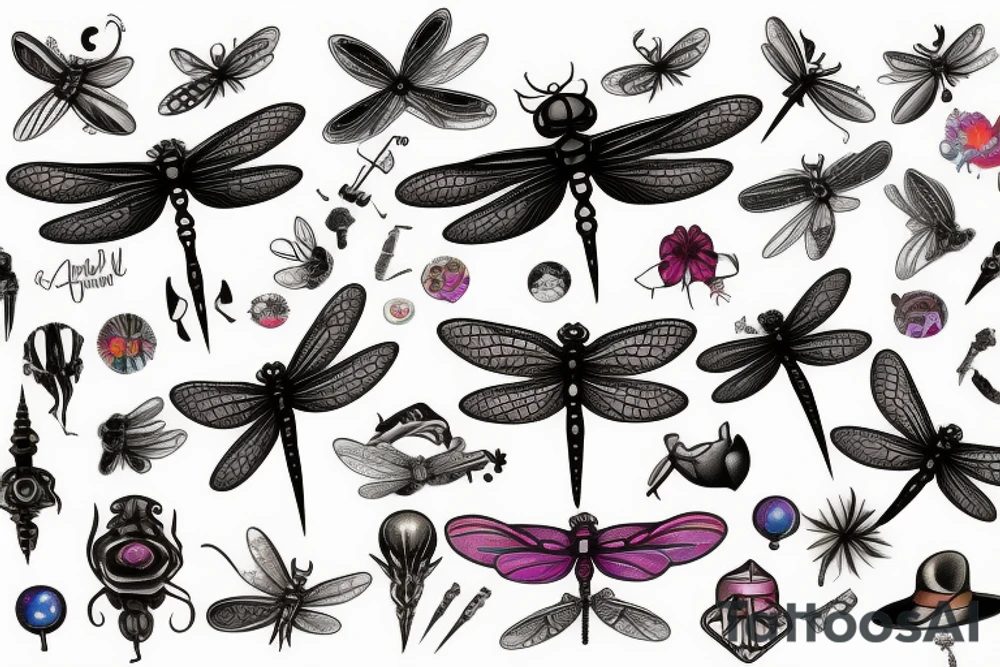 Dragonfly tattoo idea