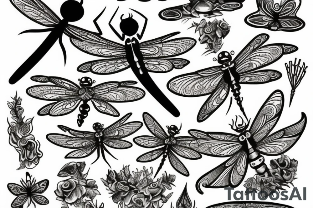 Dragonfly tattoo idea
