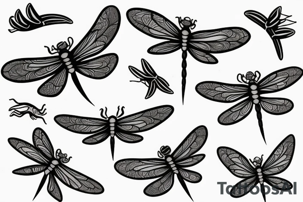 Dragonfly tattoo idea