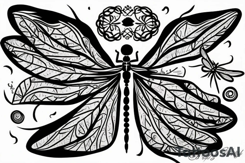 Dragonfly tattoo idea