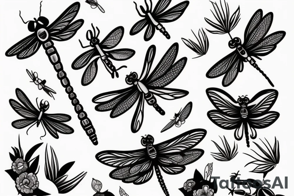 Dragonfly tattoo idea