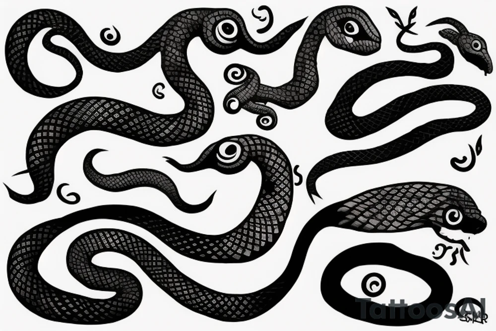 snake tattoo idea