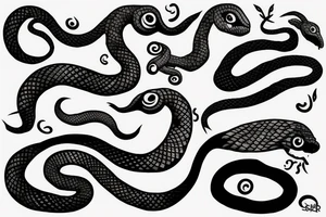 snake tattoo idea