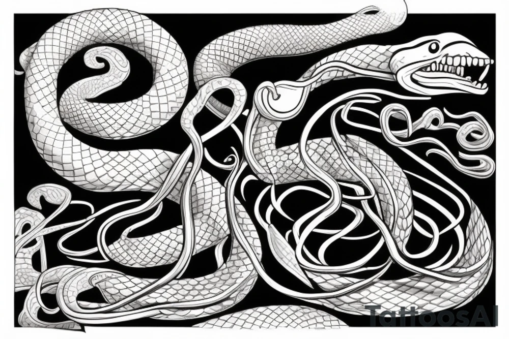 snake tattoo idea