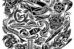 greek trophy tattoo idea