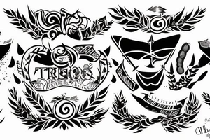 greek trophy tattoo idea