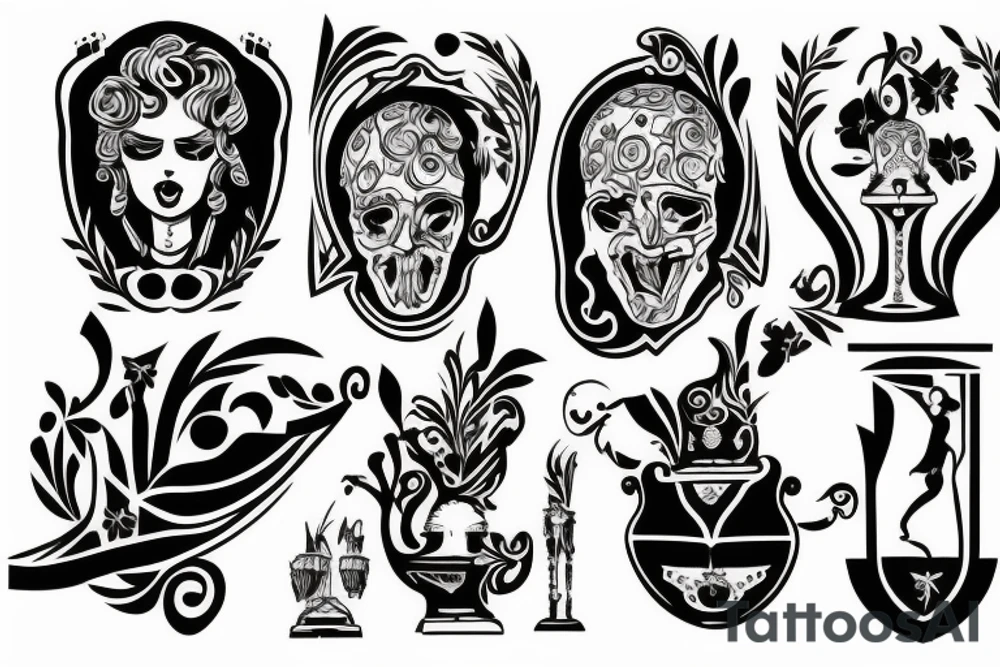 greek trophy tattoo idea