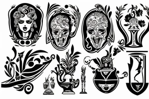 greek trophy tattoo idea