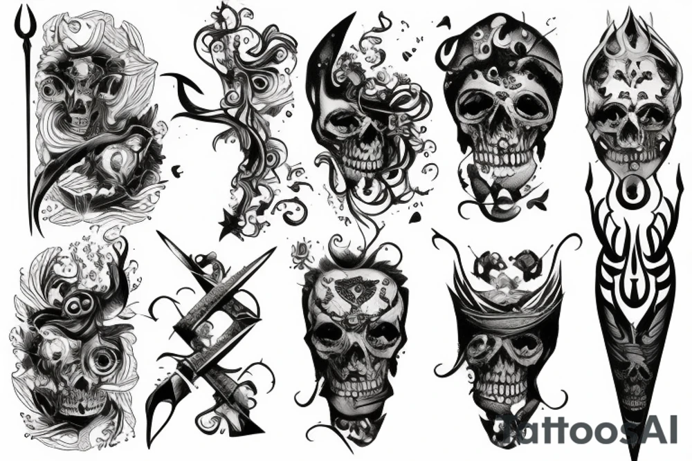 dagger tattoo idea