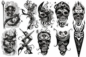 dagger tattoo idea