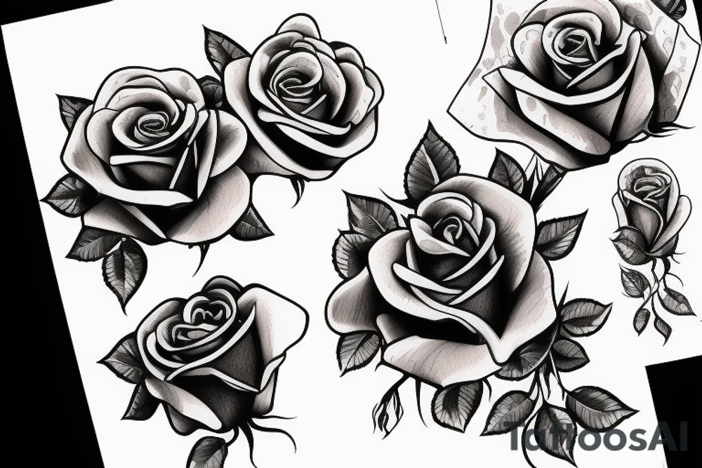 roses tattoo idea