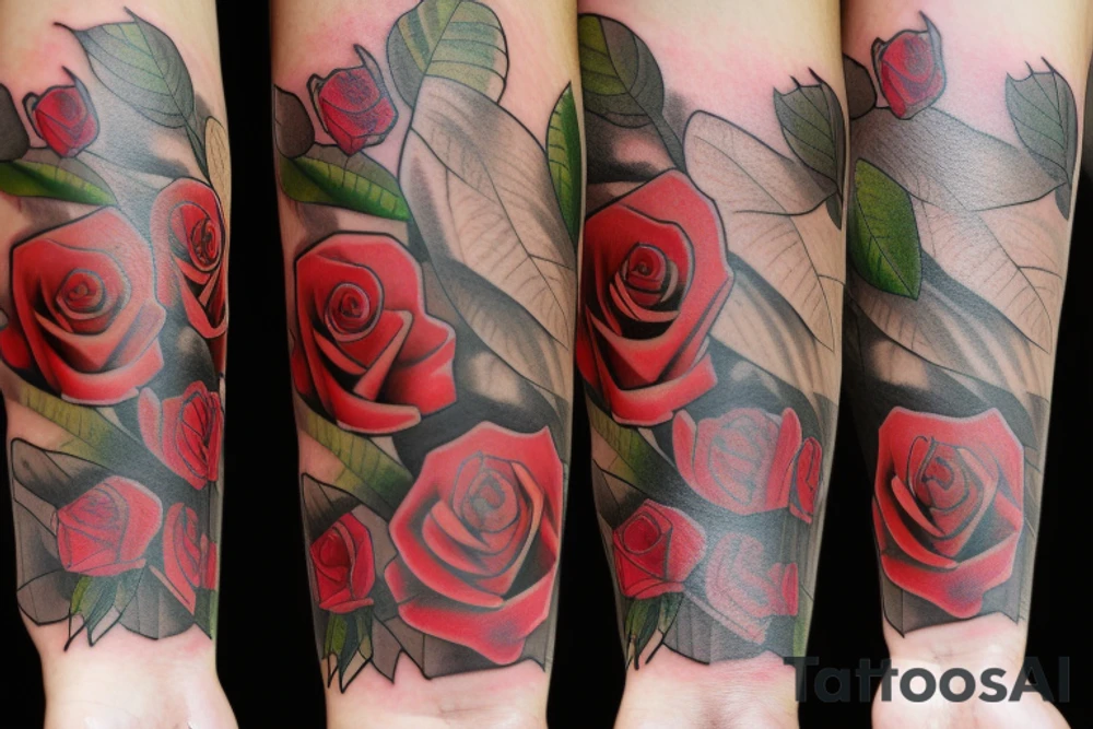 roses tattoo idea