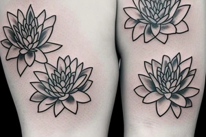 water lily tattoo idea