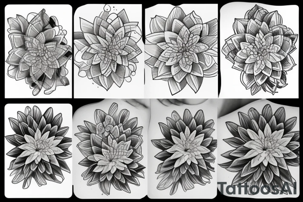 water lily tattoo idea