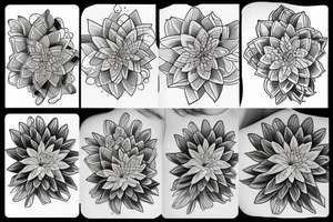 water lily tattoo idea