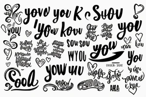 you know i love you so tattoo idea