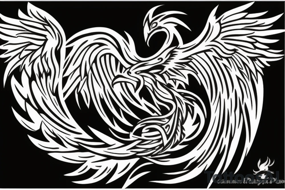 I would like a colored phoenix tattoo on the ribs for a woman tattoo idea