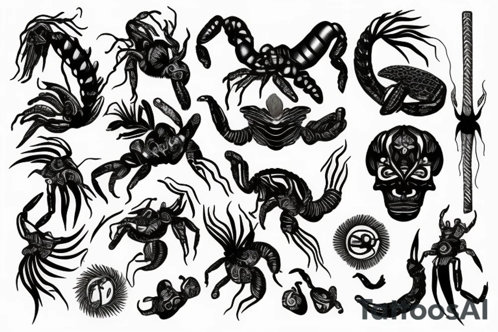 Scorpio Africa tattoo idea