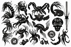Scorpio Africa tattoo idea