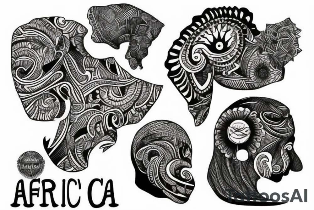 Africa tattoo idea