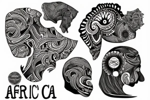 Africa tattoo idea