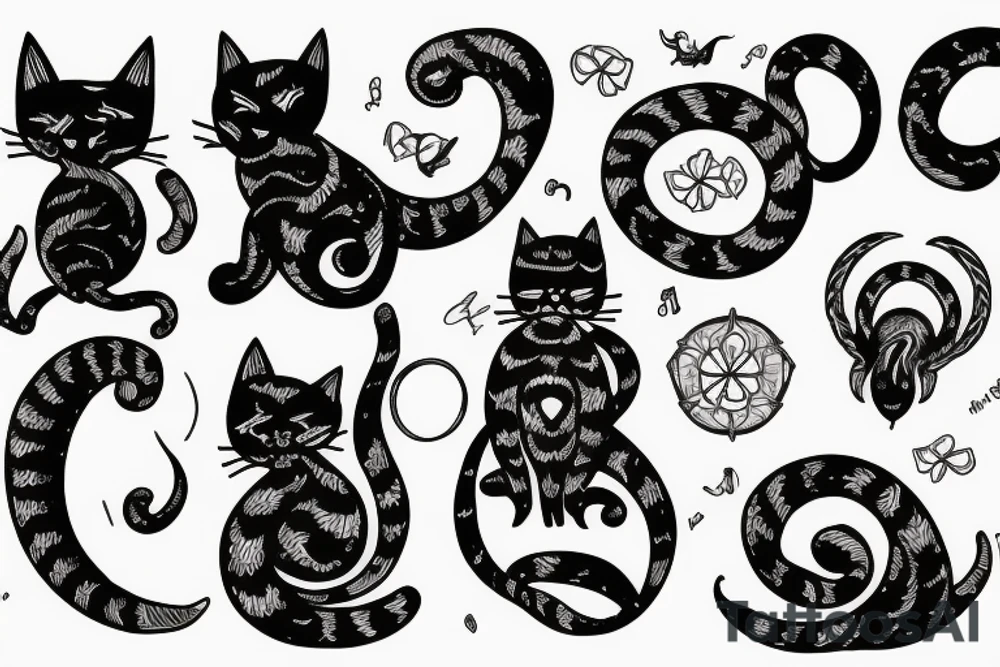 Cat Scorpio tattoo idea