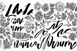 I am Love, abundance, vision and discipline tattoo idea