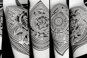 I am Love, abundance, vision and discipline tattoo idea